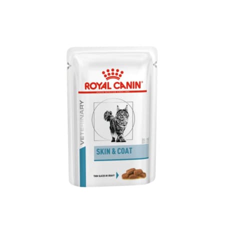 Royal Canin Feline Veterinary Skin and Coat pouches